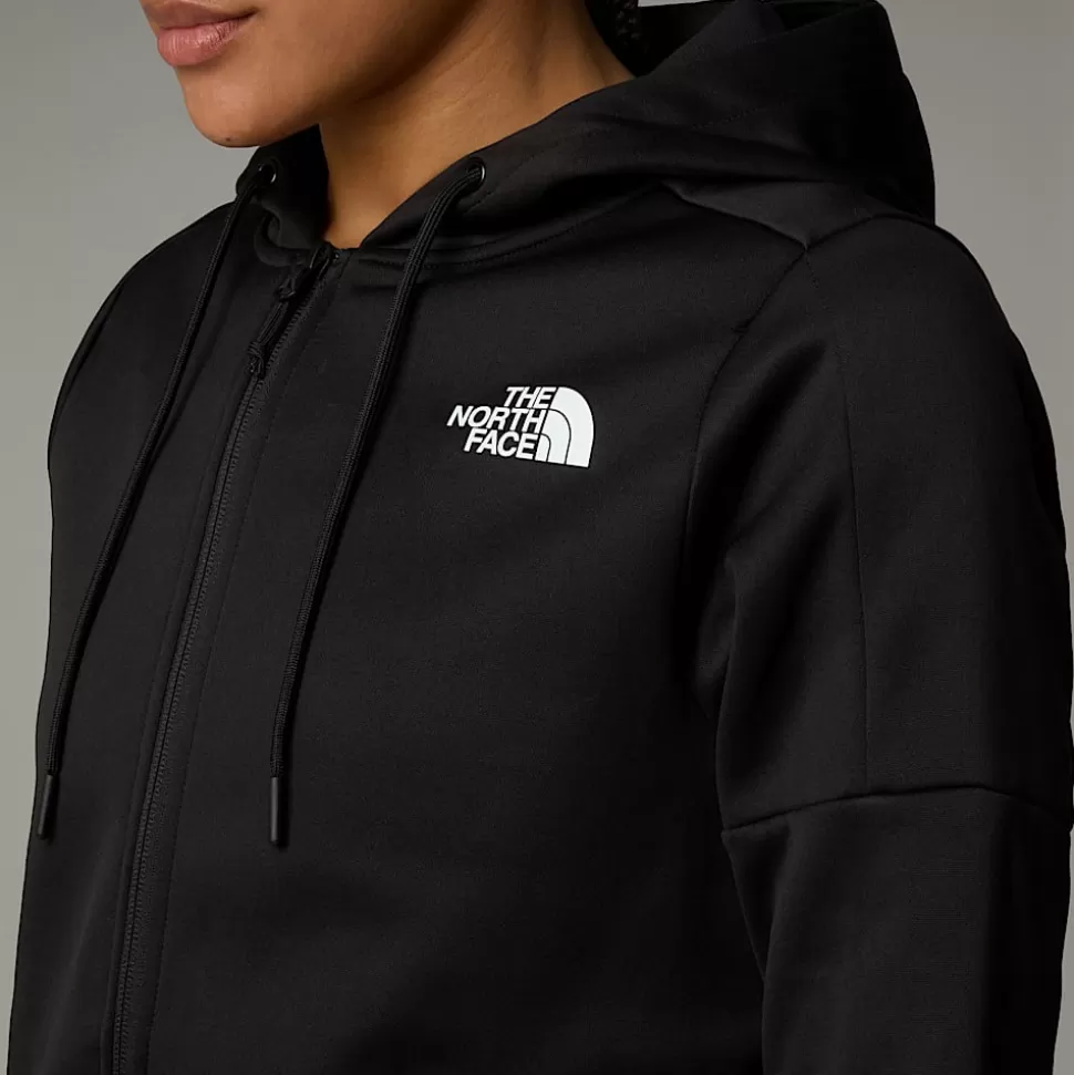 The North Face Sudadera Polar Con Capucha Y Cremallera Integral Reaxion Para Mujer TNF Black-NPF Outlet