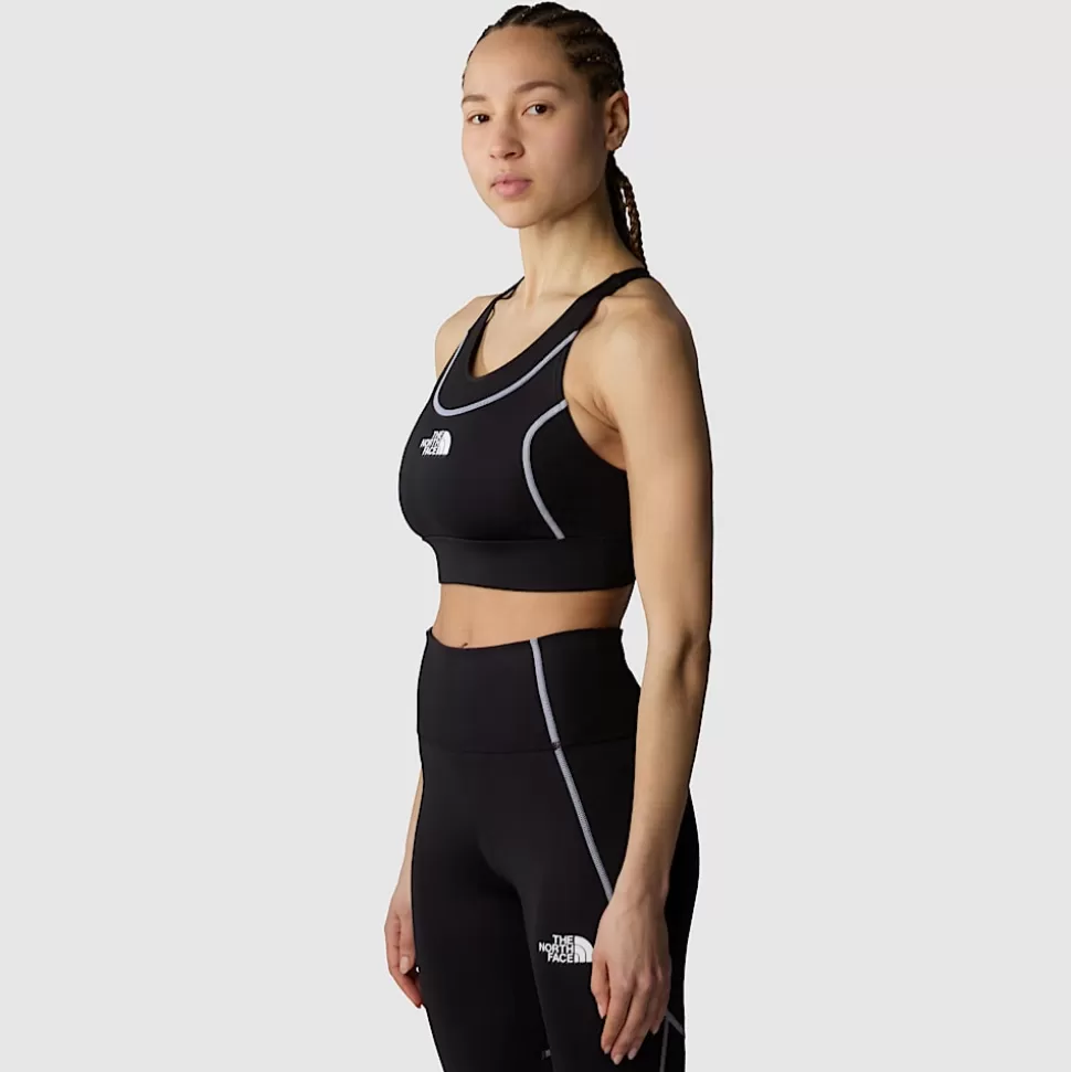 The North Face Sujetador Deportivo Hakuun Para Mujer TNF Black Sale