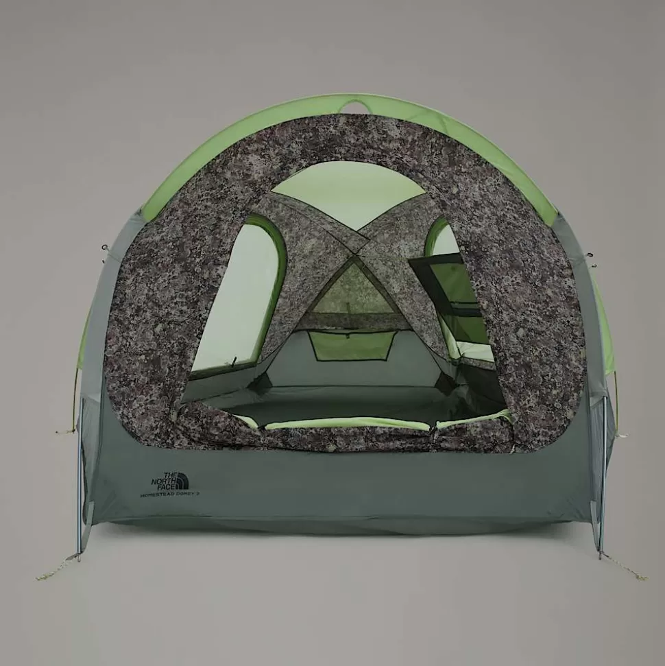 The North Face Tienda De Campaña Homestead Domey De 3 Plazas Rose Dawn Lichen LRG Print-Agave Green Outlet