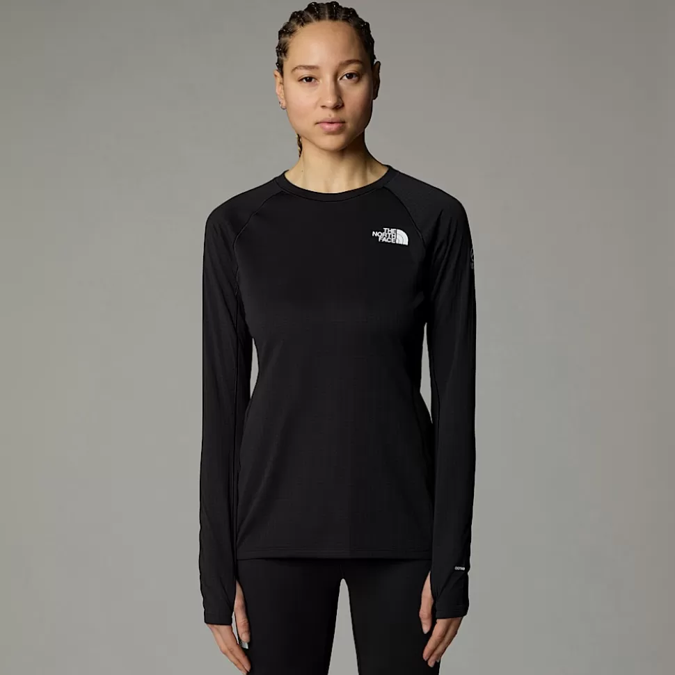 The North Face Top De Manga Larga Summit Pro 120 Para Mujer TNF Black Cheap