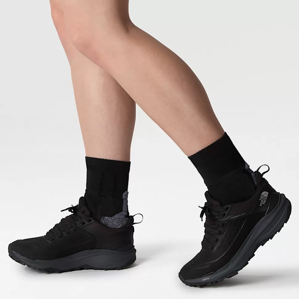 The North Face Zapatillas De Senderismo De Cuero VECTIV™ Exploris II Para Mujer TNF Black-Vanadis Grey Outlet