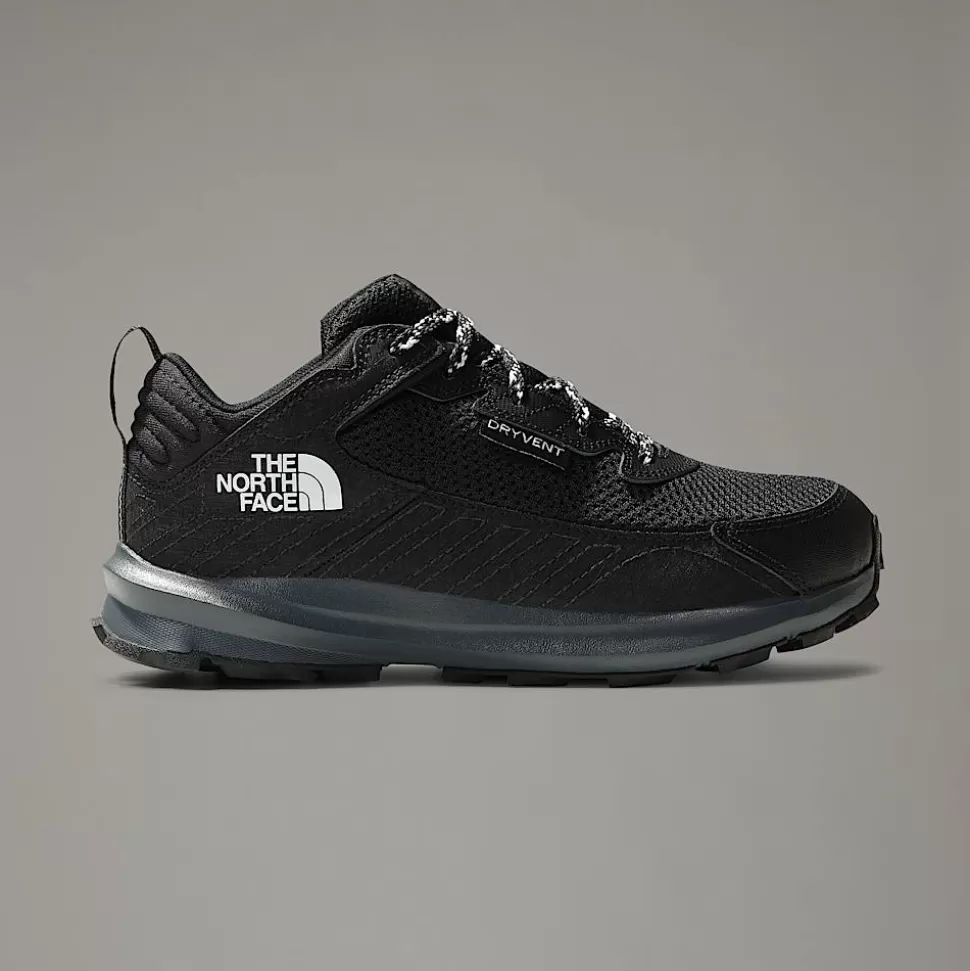 The North Face Zapatillas De Senderismo Impermeables Fastpack Para Jóvenes TNF Black-TNF Black Cheap